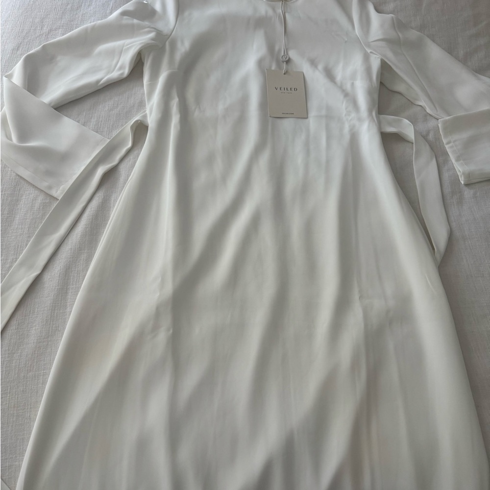 VEILED COLLECTION white dress